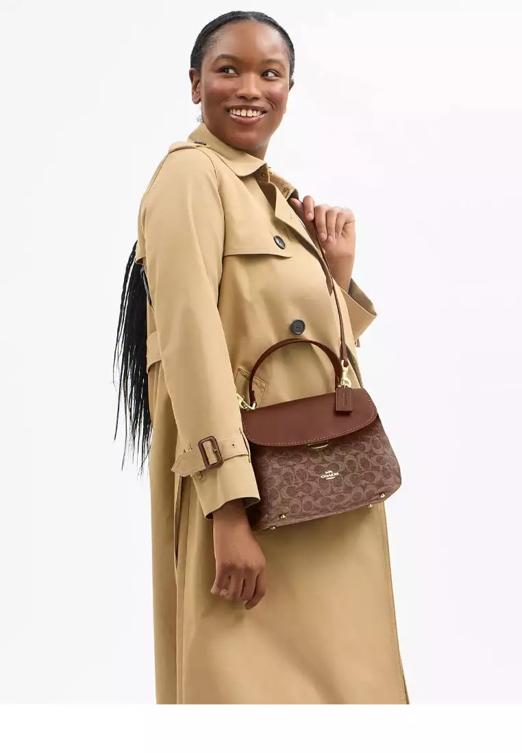 Emory Top Handle Bag In Signature Chenille