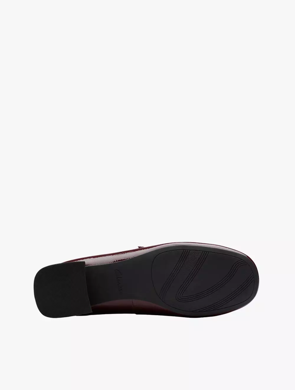 Clarks Daiss30 Shine Burgundy Patent