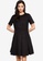 ck Calvin Klein black Constructed Poplin With Sheer Cotton Dress F6417AA0F636CBGS_1