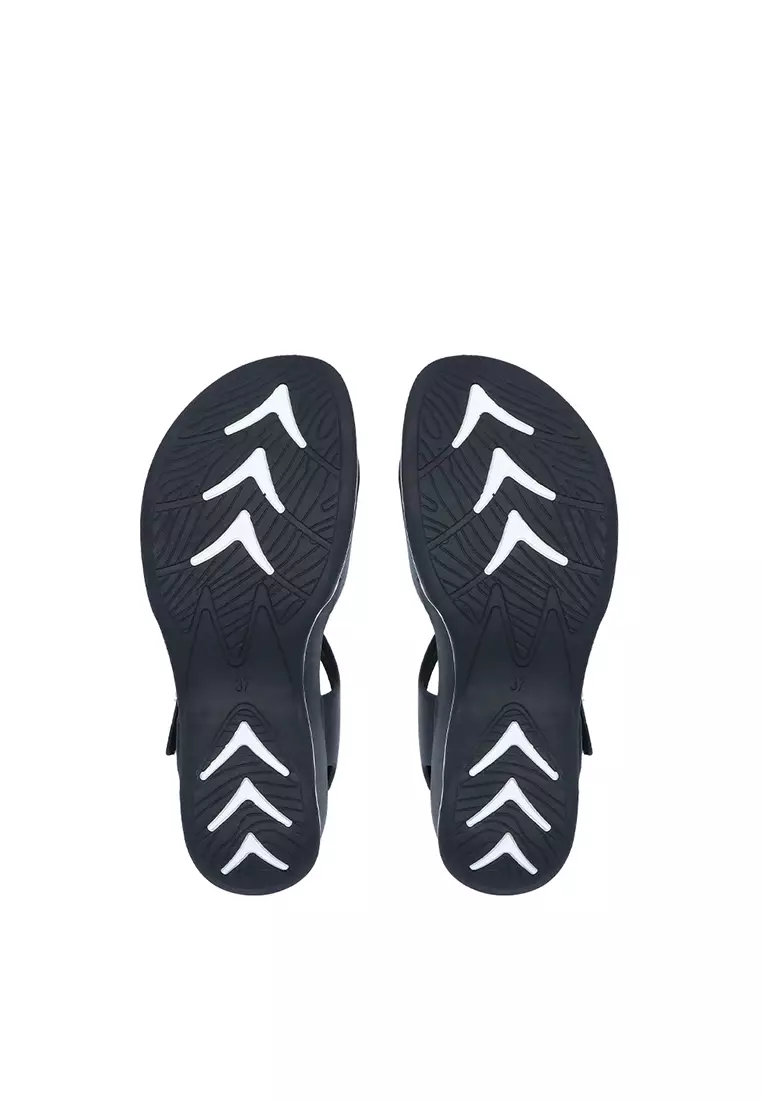 Black Ellie SoftStep Sandals