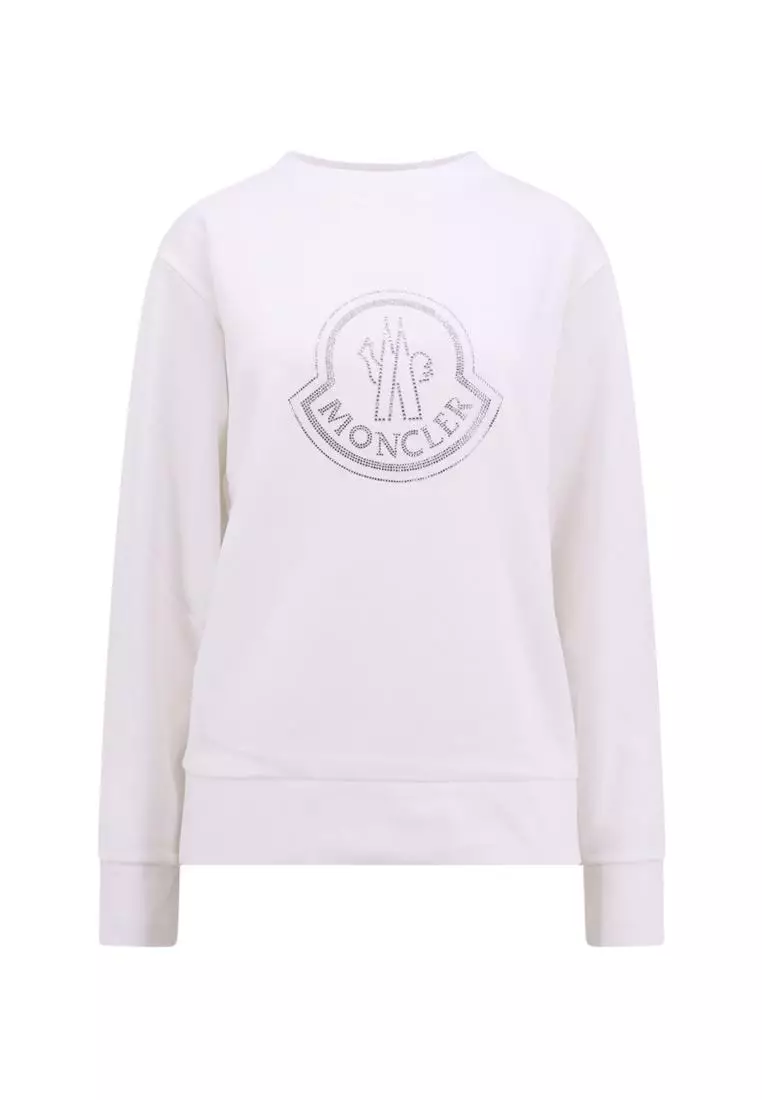 Moncler Logo Colorblock Cotton Sweatshirt