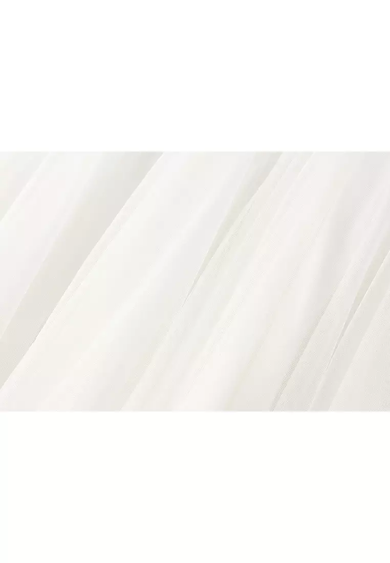 High Waist Slim Mesh Maxi Skirt AF8859