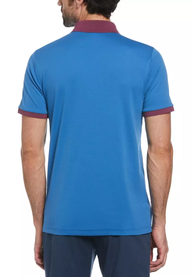 Interlock Chest Stripe Short Sleeve Polo Shirt