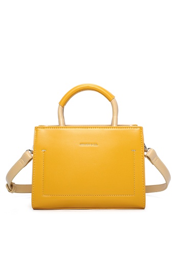 Milliot & Co. yellow Miranda Top Handle Bag 88541AC3EB8AB8GS_1