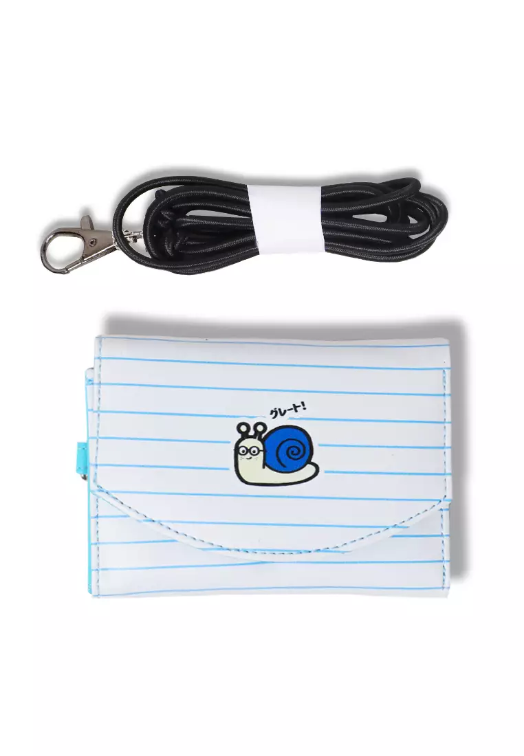 AMC01 Dompet Wallet Kalung ID Card Hazi Putih