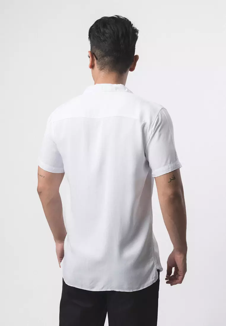 Cuban Ultra White Casual Shirt
