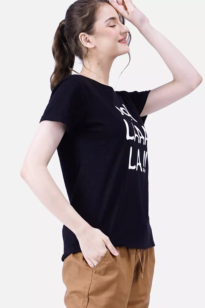 Kaos Wanita Oh Lala Black