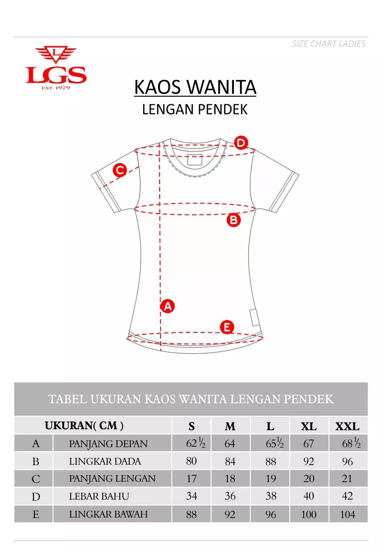 LGS Kaos Wanita Motif Gambar Burung Putih LTS.555.T867M.057.C