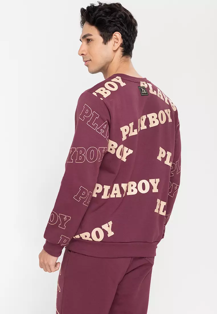 Buy Playboy Apparel Men's Wine Tasting Playboy 70th AOP Sweatshirt 2024  Online