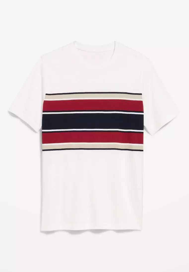 Crew-Neck Striped T-Shirt