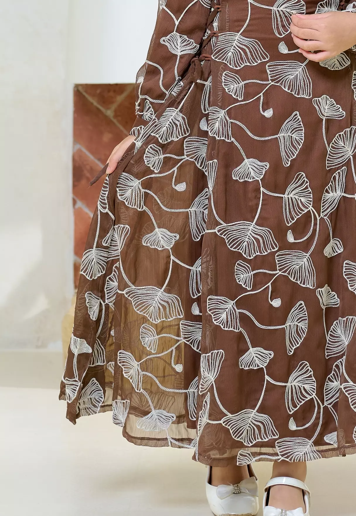 Zakiyya Dress - Coffee Kids