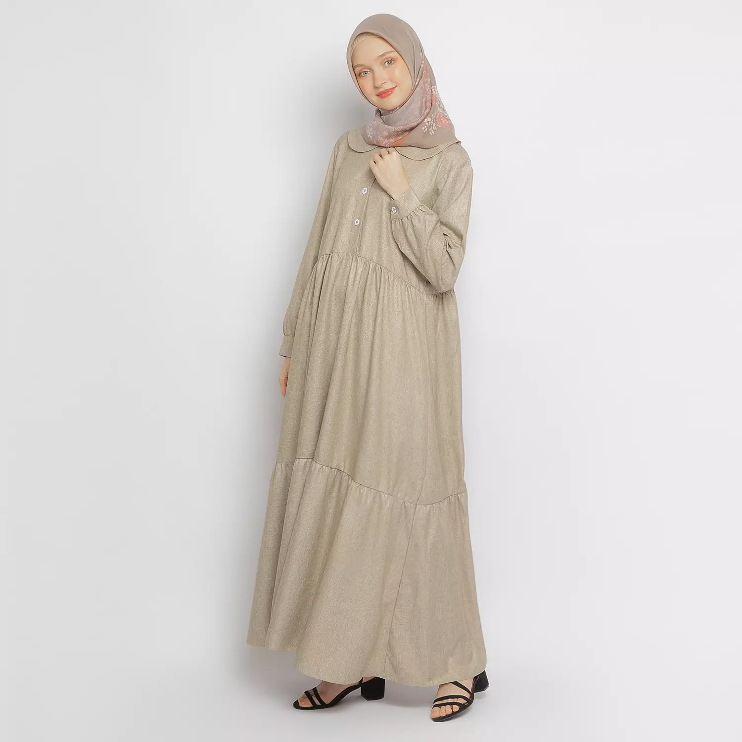 Gamis Wanita GMS 03 Cream