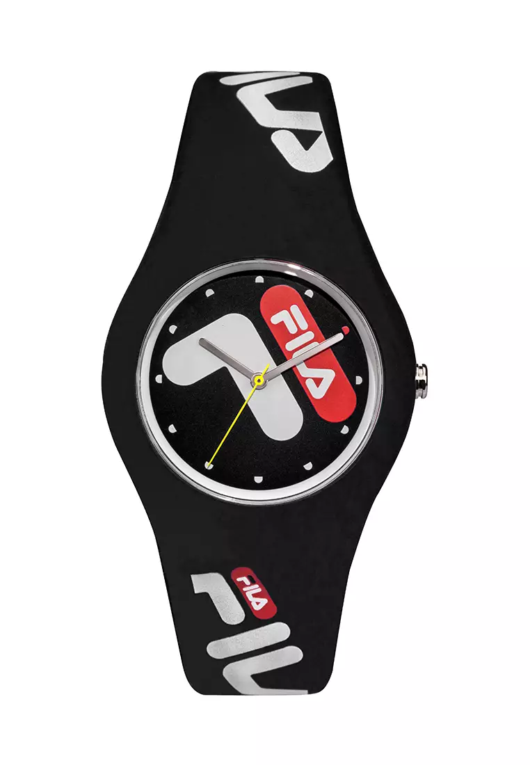 FILA Iconic Collection 38 185 001 Unisex Rubber Quartz Watch