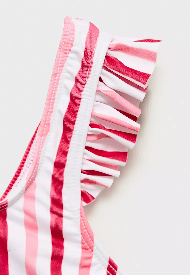 Ruffle Striped Bikini