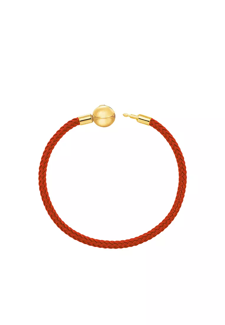 Red Steel Wire Clasp Bracelet L1 (3MM)