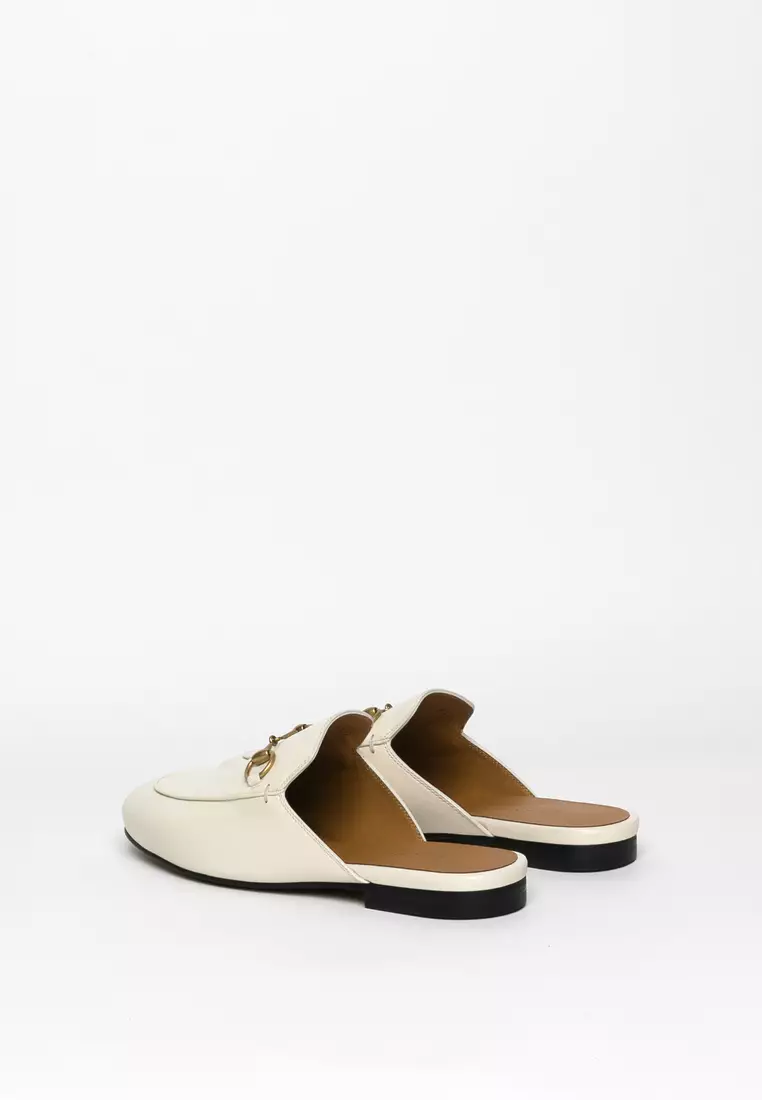 Gucci princetown gold mules store