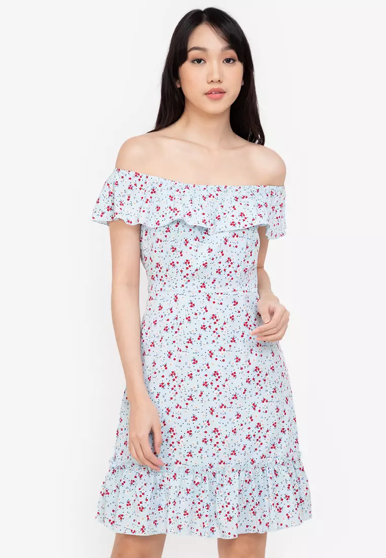 Zalora off sale shoulder dress