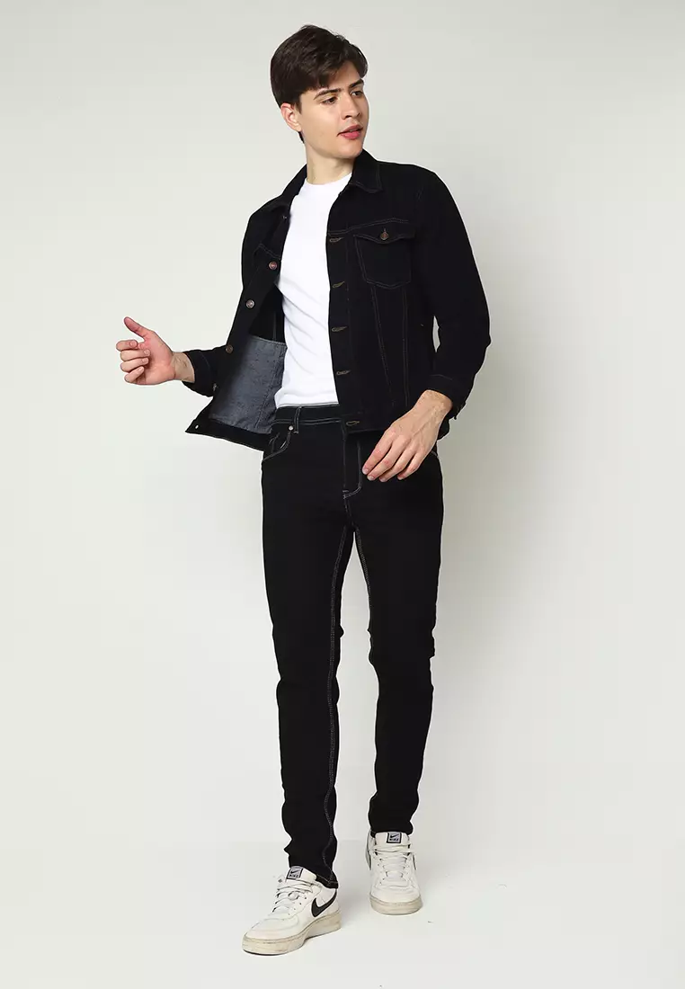 Slim Fit Jeans Dared Black 132508