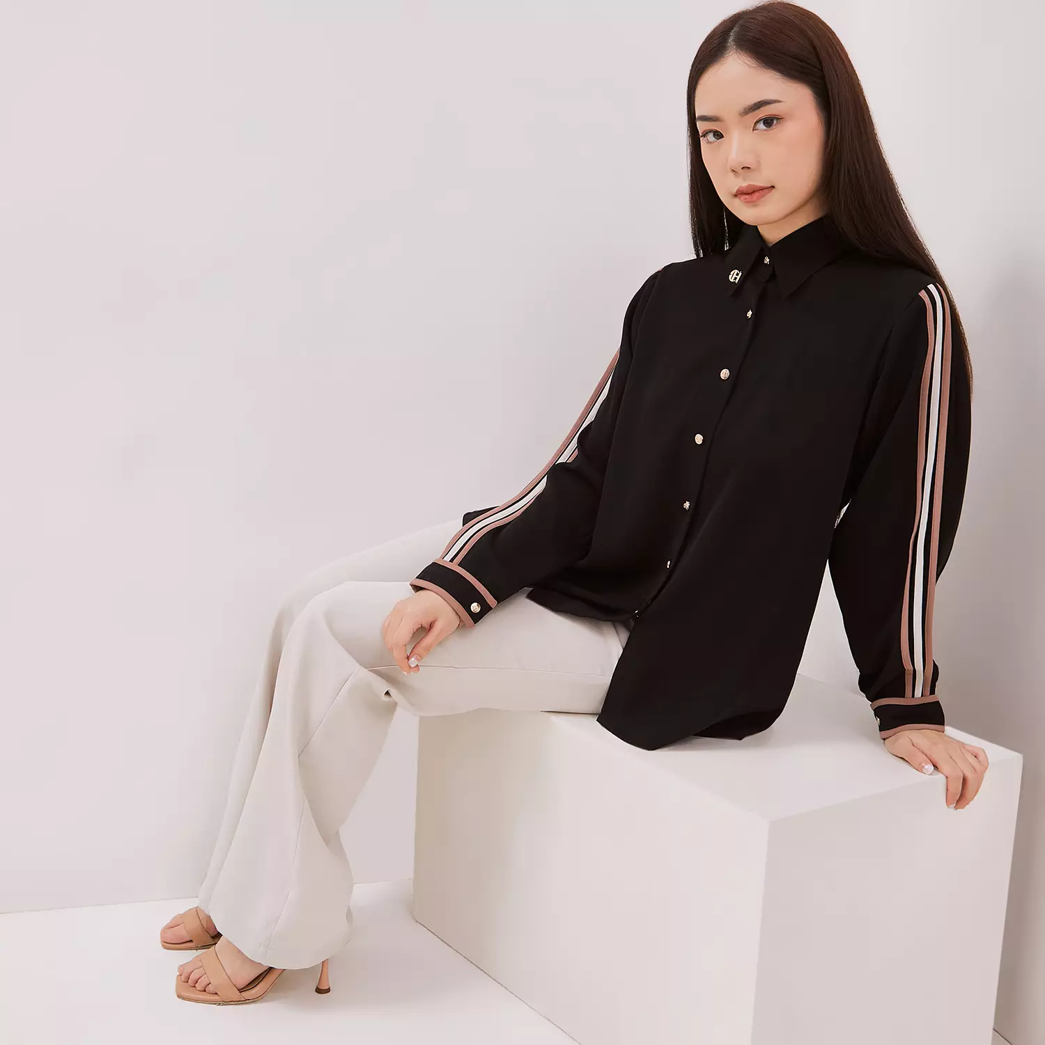 Chanté - Gayana Shirt in Black