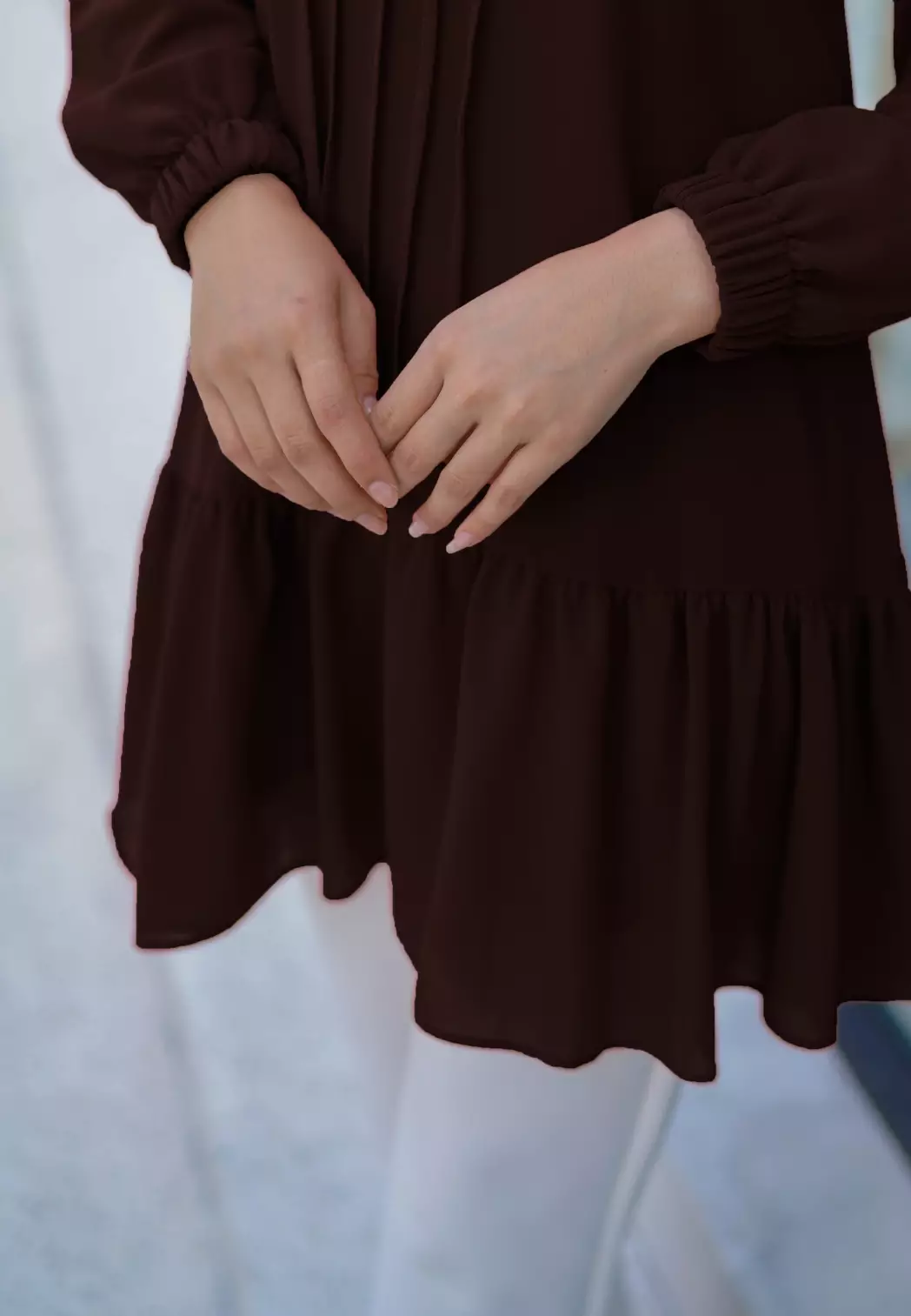 Nicole Blouse - Coffee