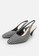 La Vita e Bella black Giselle Slingback Pointed toe Sepatu Heels Houndstooth 8DC46SHDB0E404GS_5