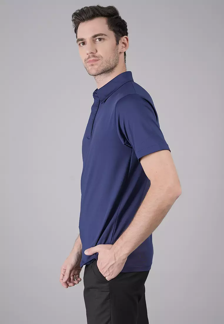 Johnwin Polo Drifit Polo Shirt Kaos Polo Navy Polos FWS.638.H007.003