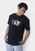 Penshoppe black Penshoppe with BT21 Relaxed Fit Graphic T-Shirt for Men 1BEE4AAD8D58F5GS_1
