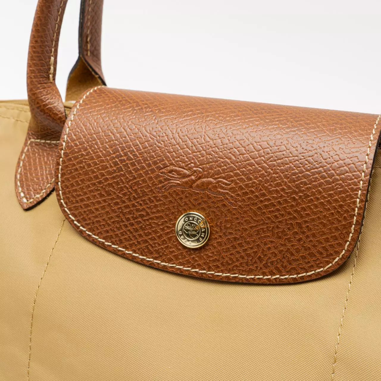 Le Pliage Original Medium Top Handle Bag Fawn