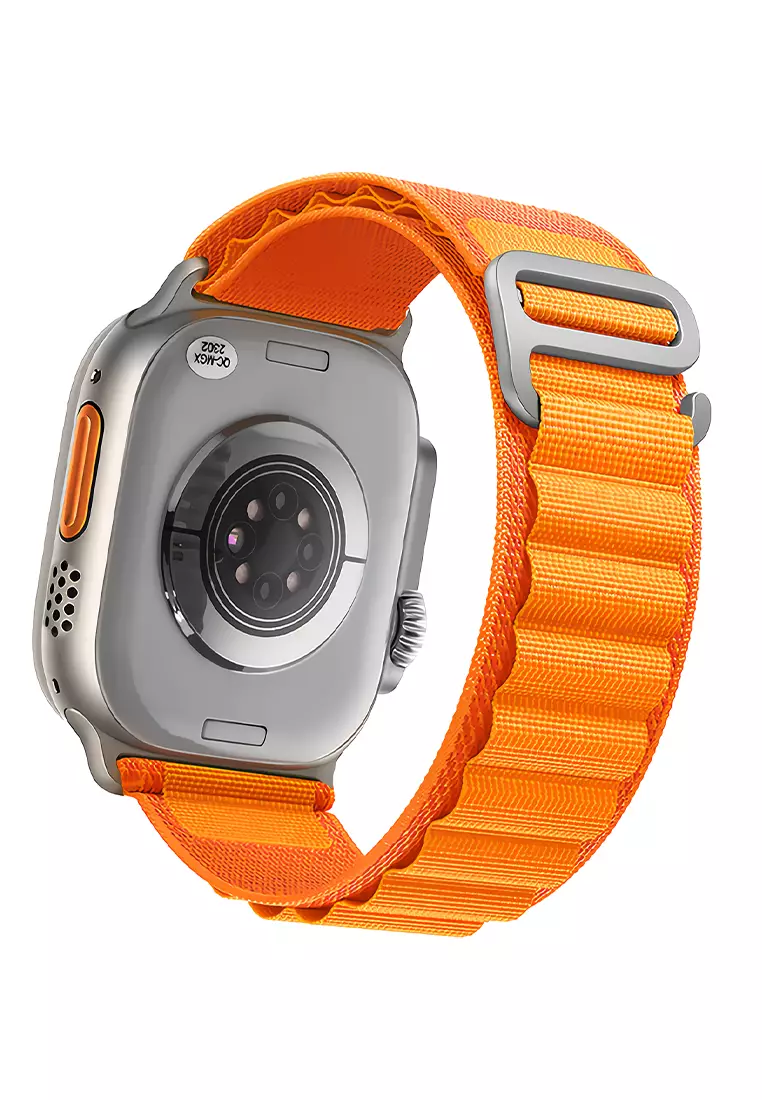 Lee Cooper Smartwatch - Jam Tangan Pintar Unisex - LC.SM.3.13 Orange Fabric Strap