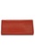 POLO HILL red and orange POLO HILL Ladies Croc Textured Long Flap Over Tri-Fold Wallet 46A9AAC58331DDGS_3