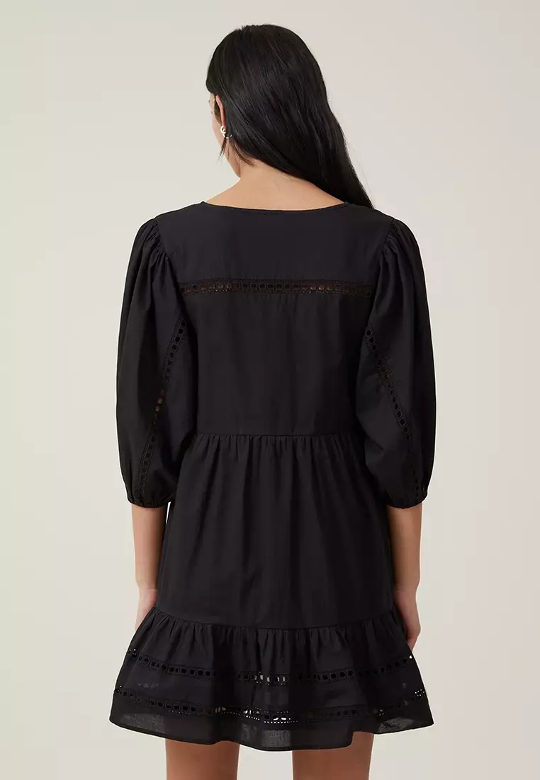 Brodie 3/4 Sleeve Mini Dress