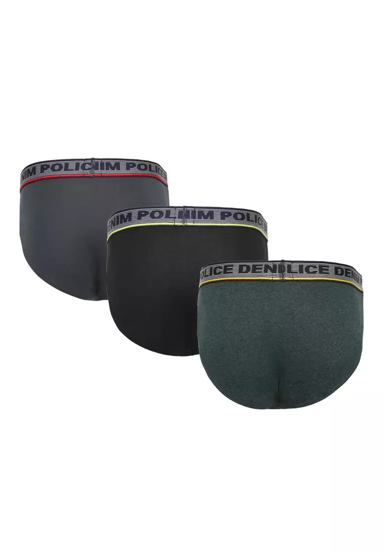 POLICE Celana Dalam Cotton Spandex Premium Pria