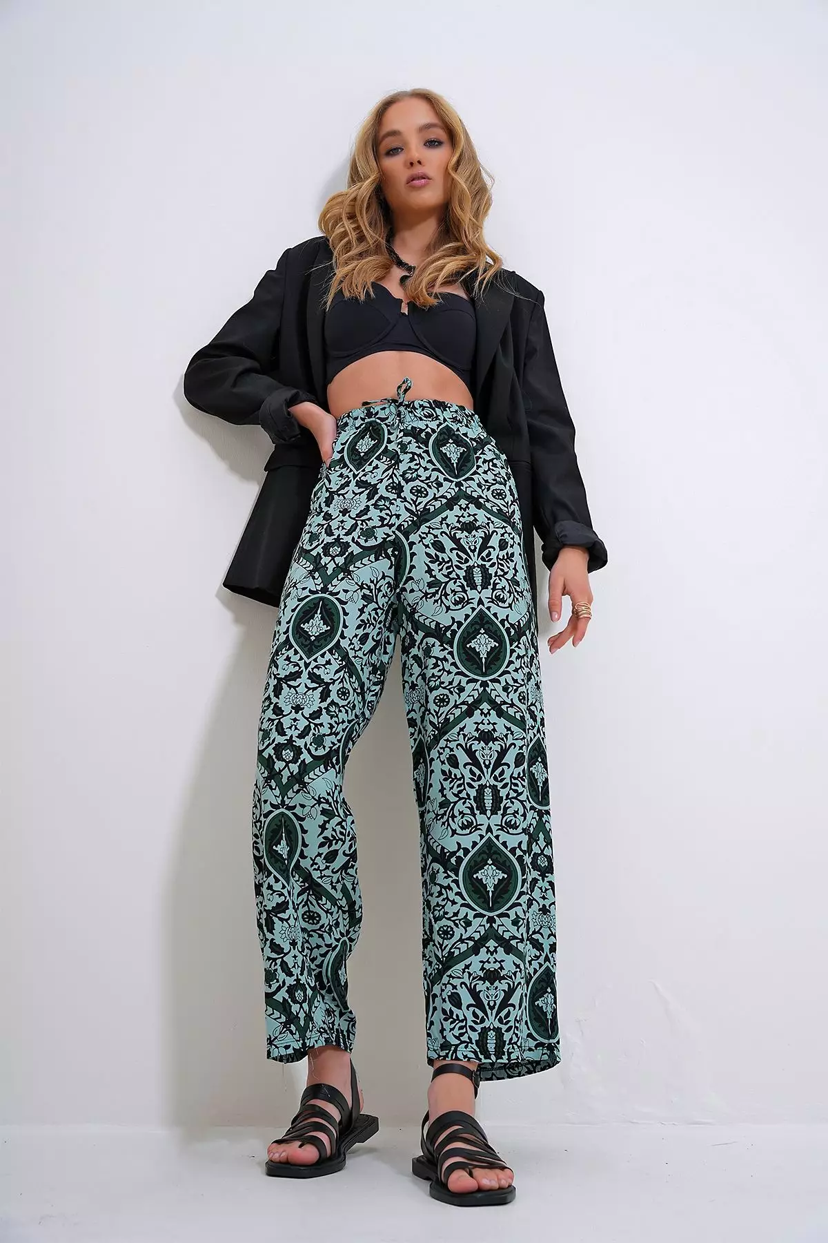 Ethnic Patterned Pants