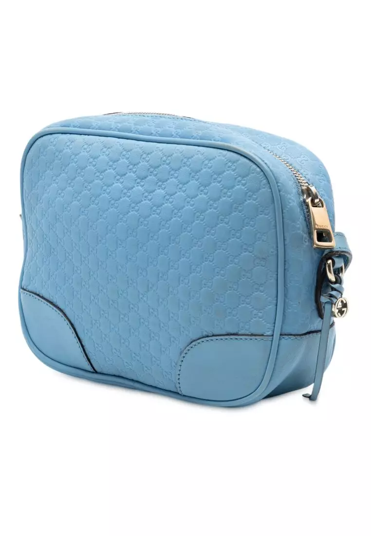 Pre-Loved Gucci Mini Microguccissima Bree Crossbody