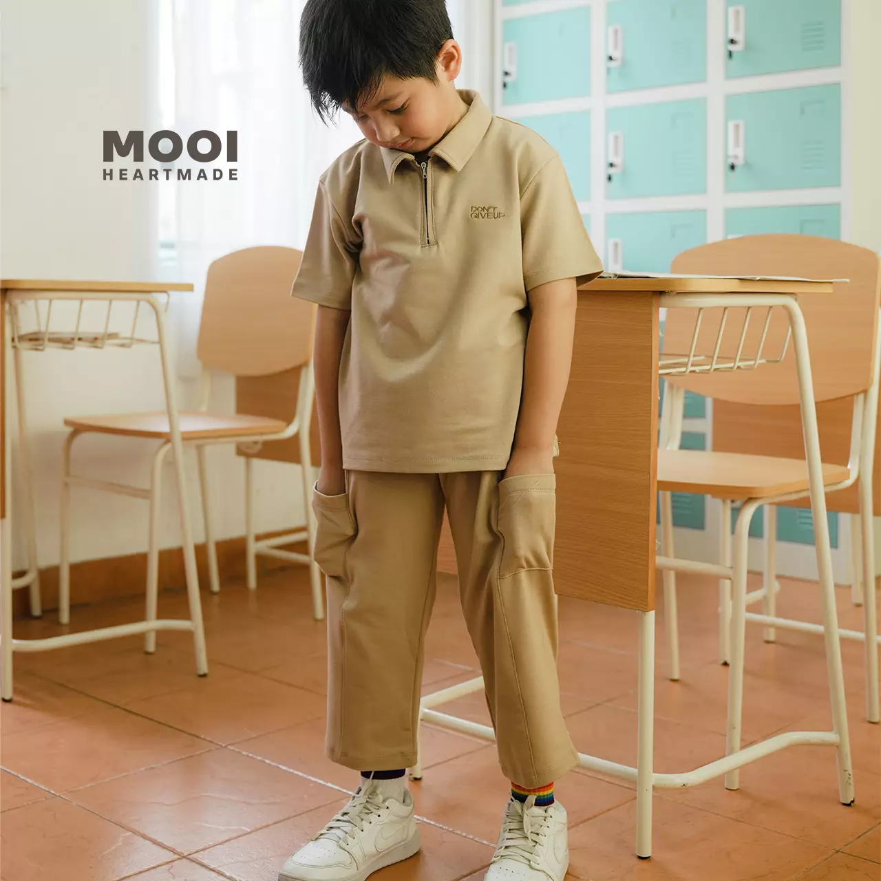 Mooi Celana Panjang Anak Laki-Laki Frey Long Pants - Black