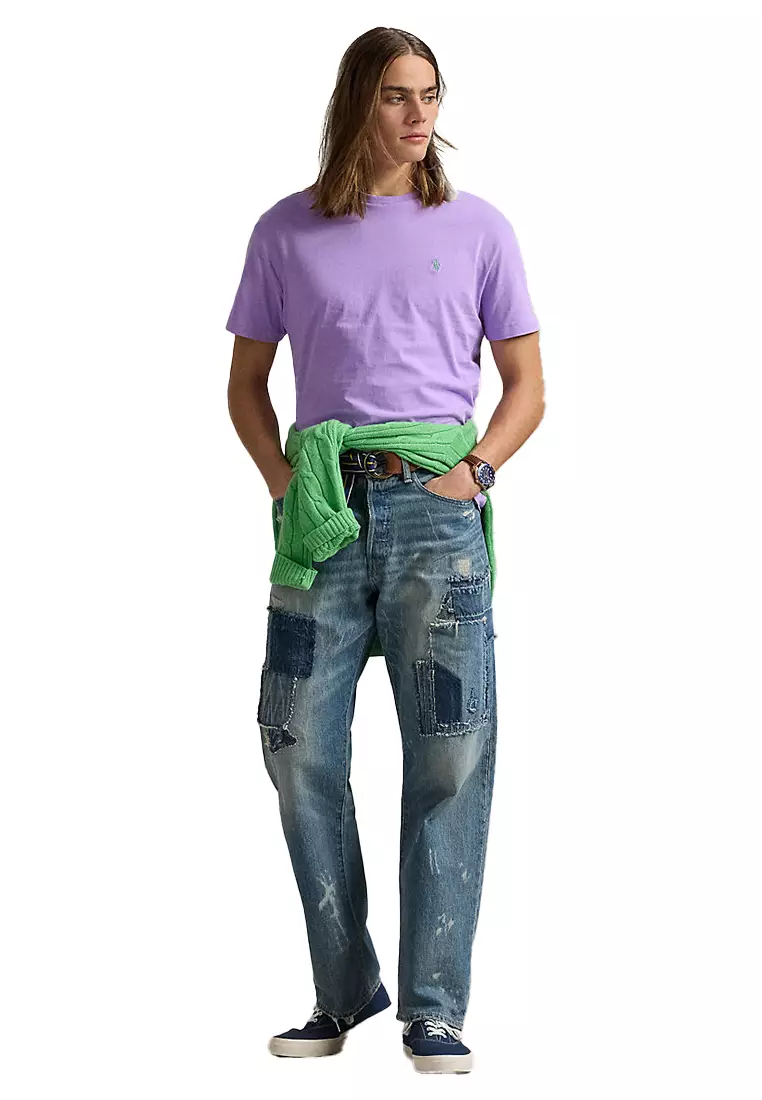 Custom Slim Fit Jersey Crewneck T-Shirt