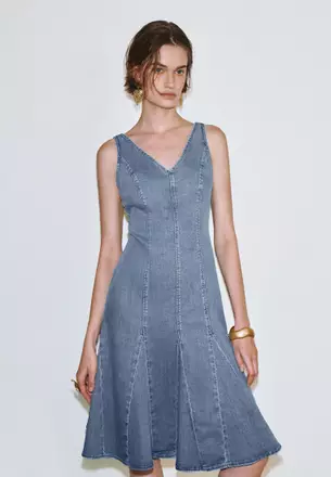 Buy Denim Dresses Online | Sale Up to 90% @ ZALORA Singapore