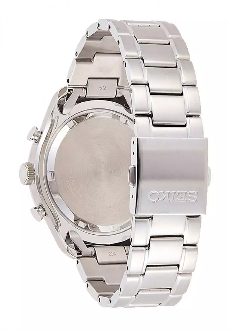 Jam Tangan Pria Seiko Neo Classic Original Garansi Resmi SPC083 SPC083P1 Strap Stainless Steel Silver Chronograph