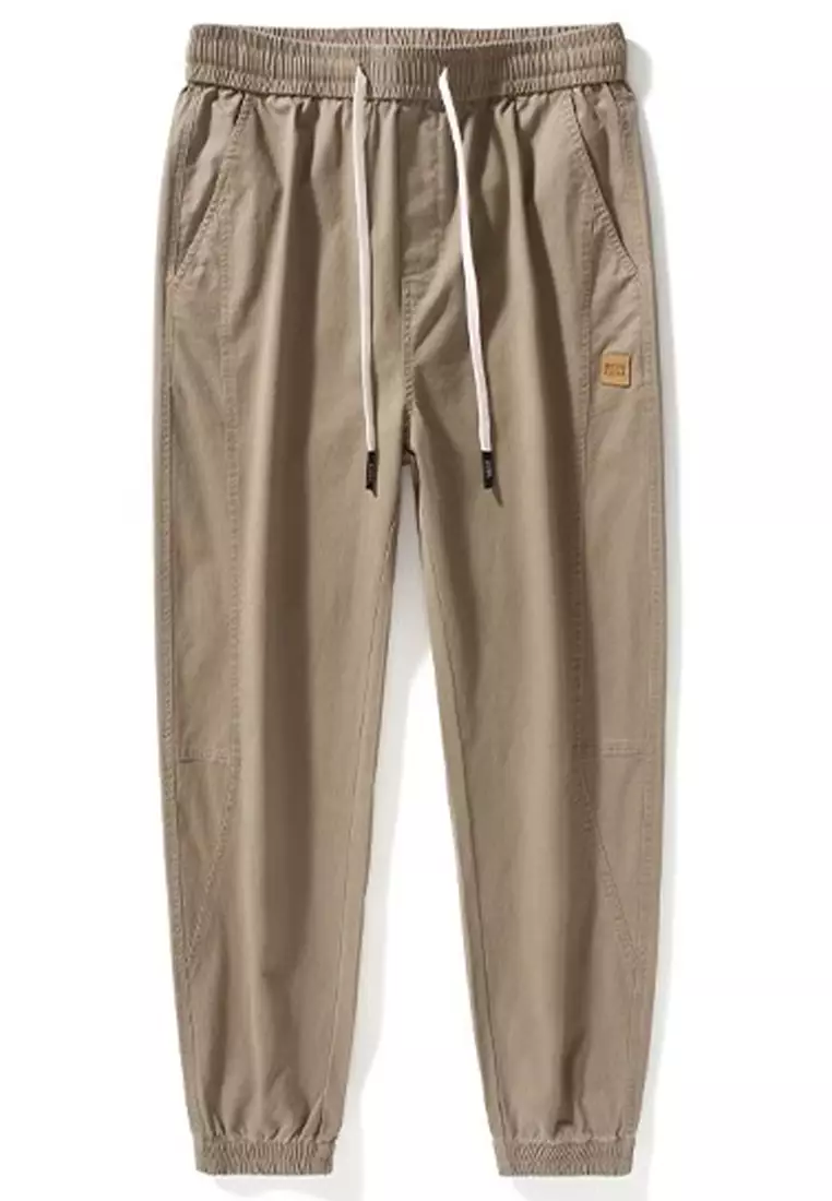 Drawstring Slim Jogger Pants