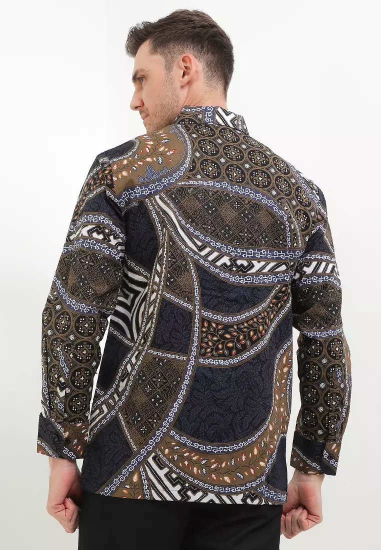 Kemeja Body Fit Batik Luk Jagating Sekar