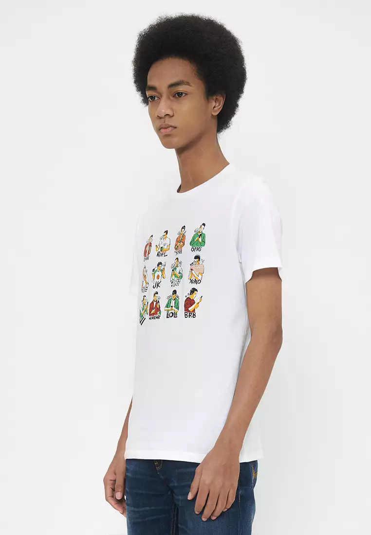 EMTE-GOSSIP-WHITE SS T-Shirt