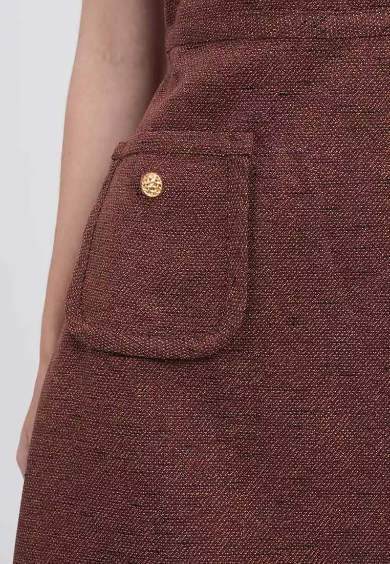 Leah Tweed A-Line Pocket Dress