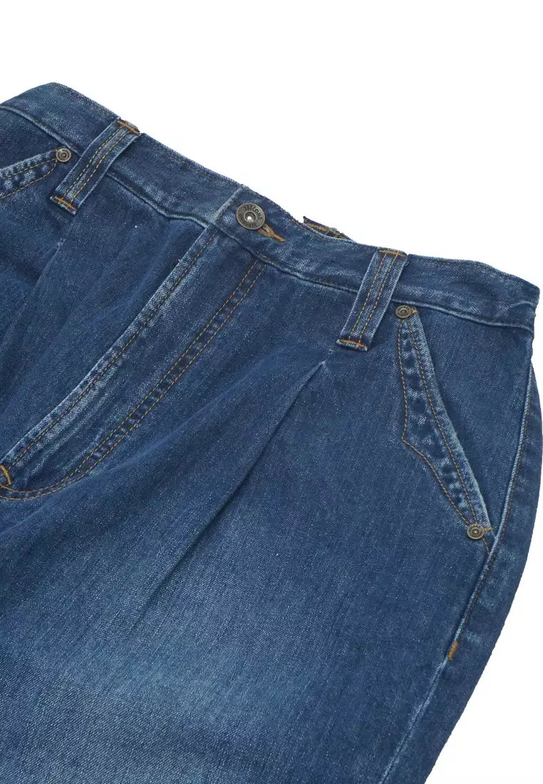 Men's Jeans Loose Fit Blue Wash Bennet C100823