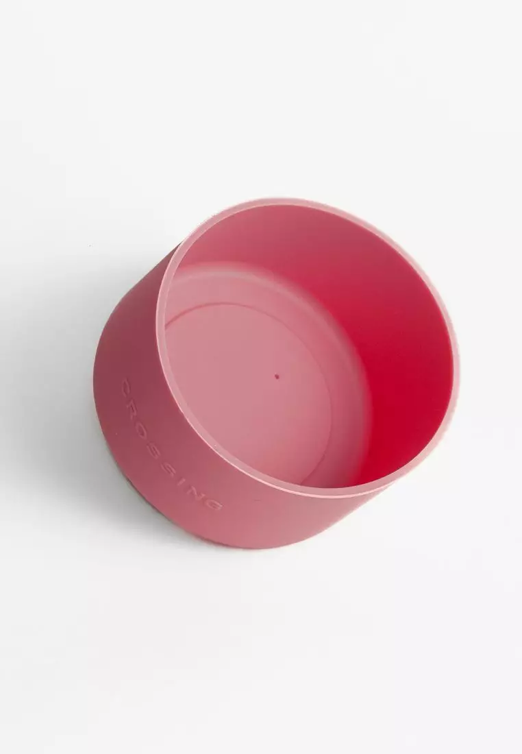 Crossing Silicone Water Bottle Boot - Fits Diameter 7-7.5cm (550ml) Blistered Pack - Pink