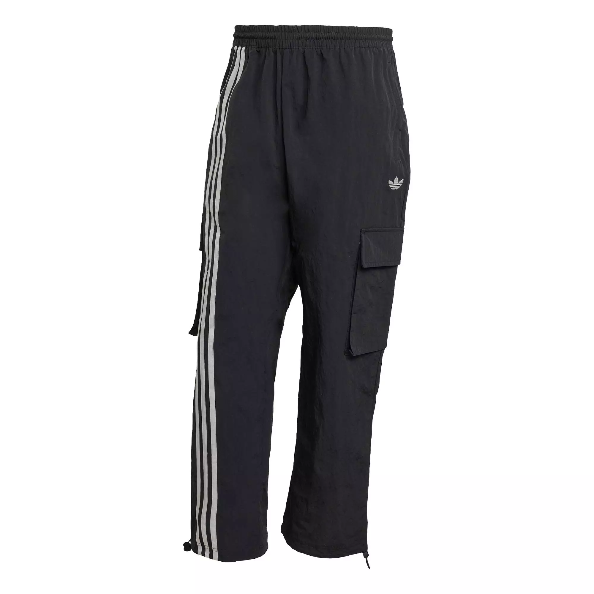 Lifestyle Front Stripes Woven Cargo Pants Men Black JV9892