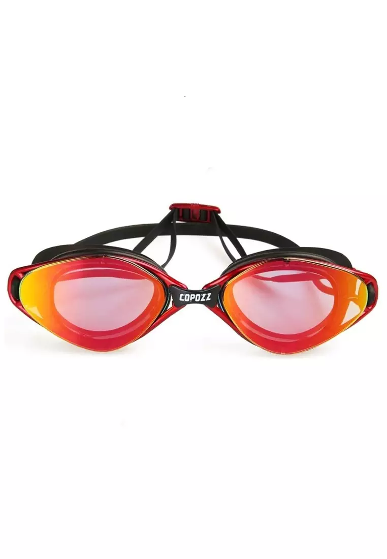 Qanic Kacamata Renang Anti Fog UV Protection Perfect Design Material Polycarbonate ORIGINAL - Red