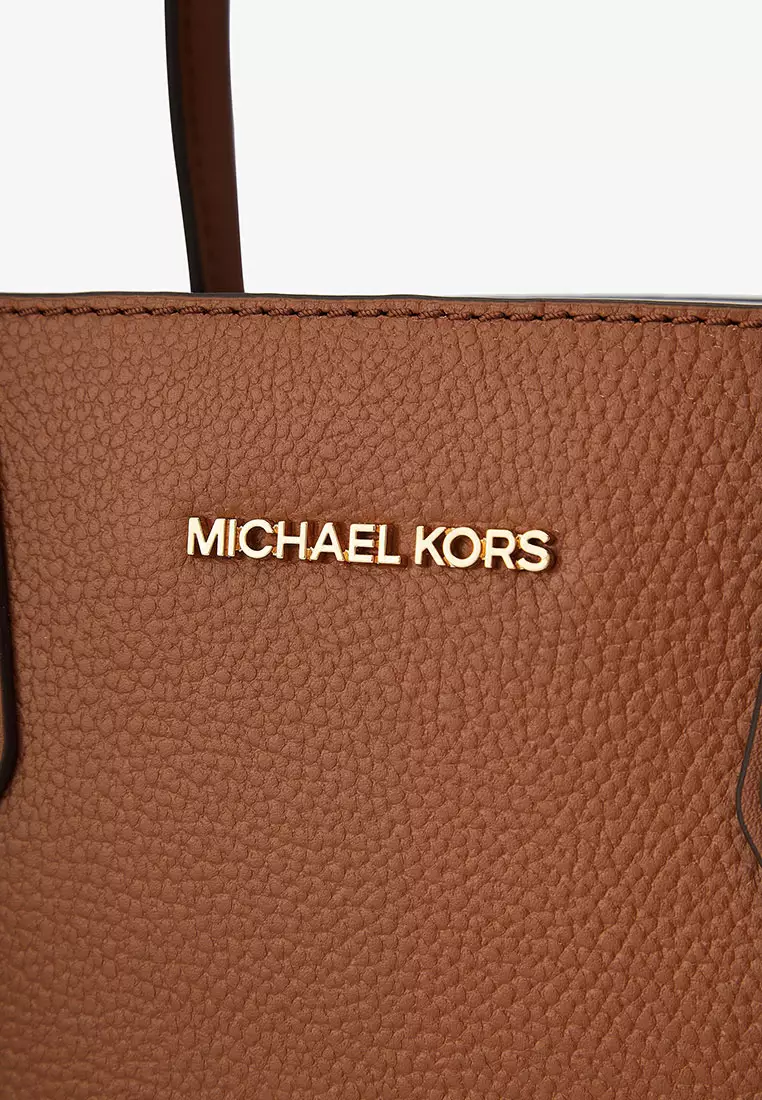 Buy MICHAEL KORS Mercer Large Pebbled Leather Accordion Tote Bag