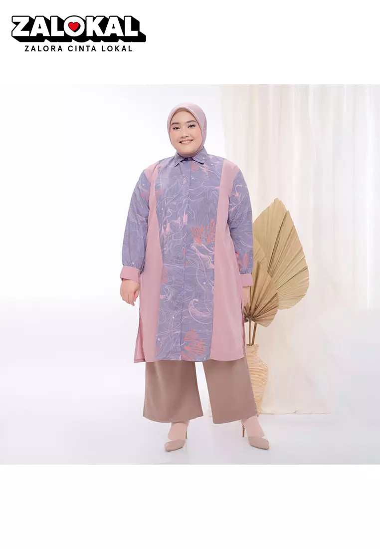 Inner baju lengan panjang inner perempuan kain lembut & Nipis (S