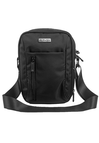 Rudy Project Rudy Project Trevi Sling Bag In Black With Front Pocket ...