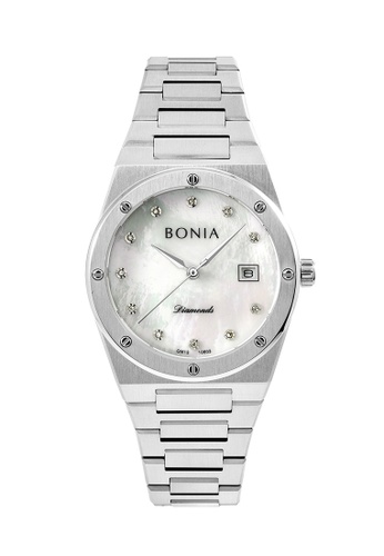 Bonia Watches silver Bonia Women Watch Elegance BNB10603-2357D (Free Gift) 6D7C7AC3D23633GS_1
